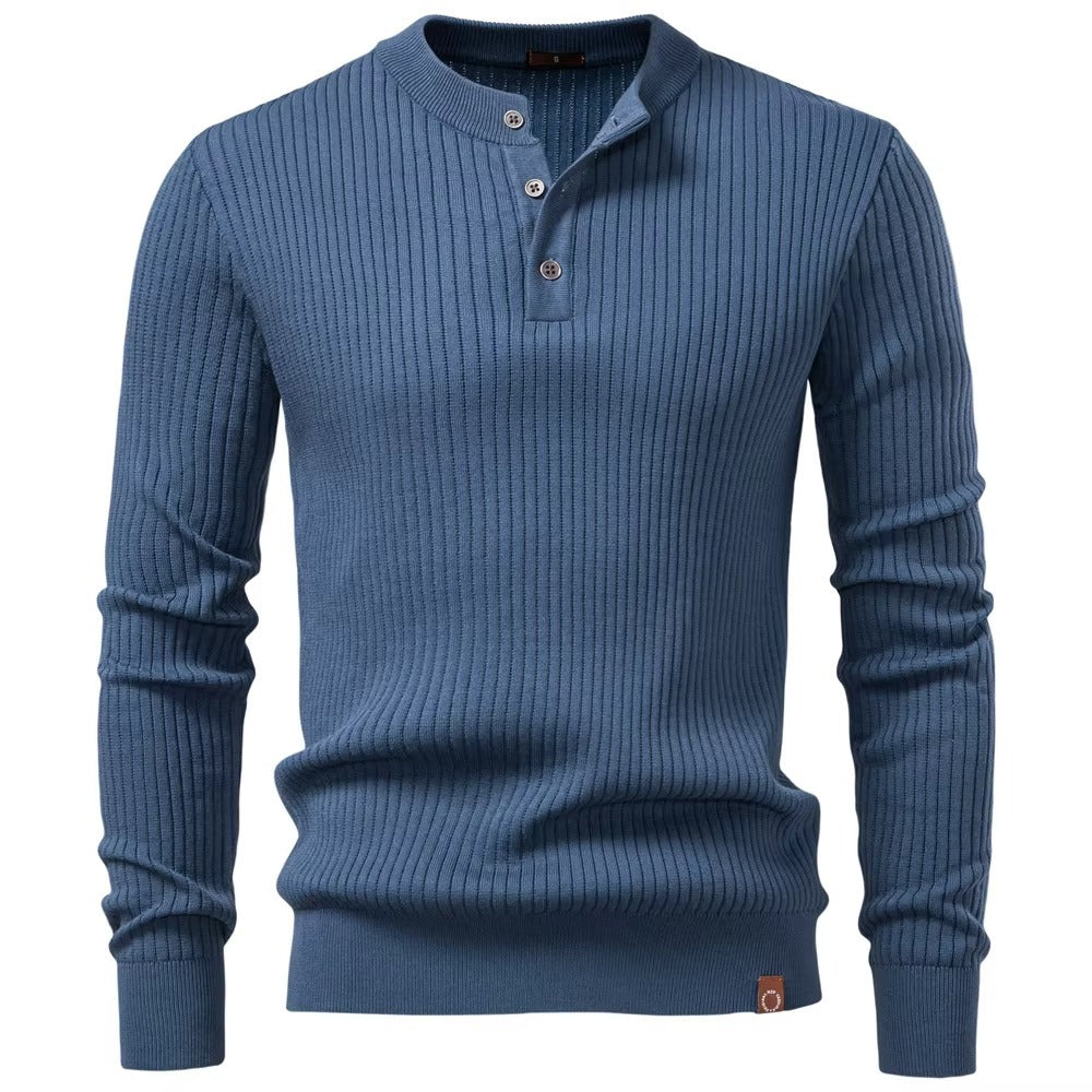 Old Money Rib Henley